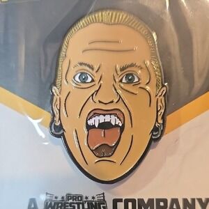 Pro‎ Wrestling Crate Gangrel Collectible Pin, 2.5", New